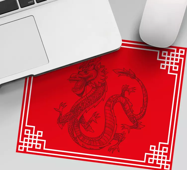 Tapis de souris gamer représentation artistique de dragon - TenStickers