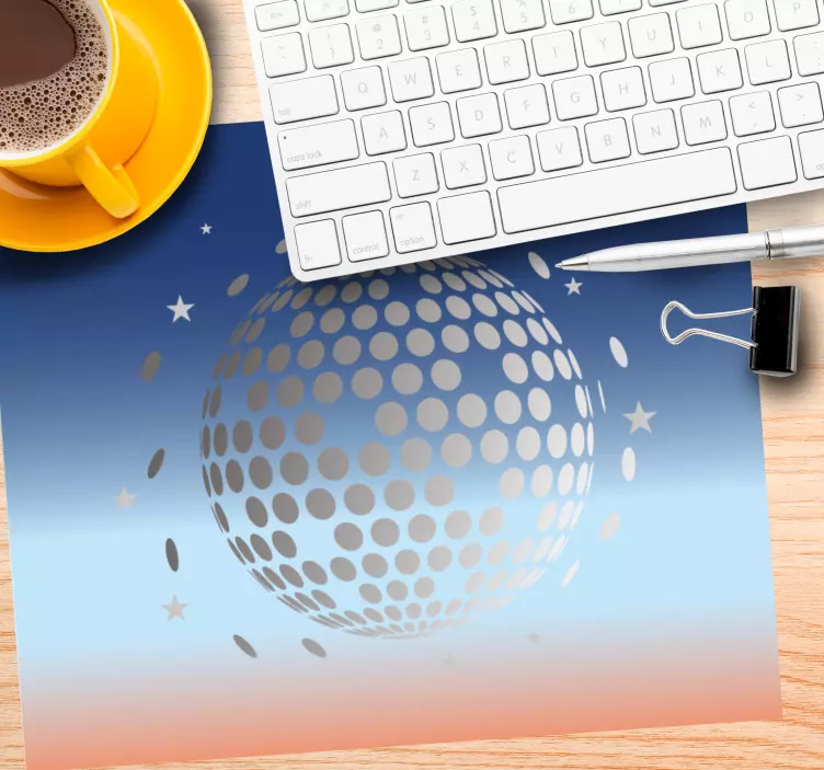 Tapis de souris gamer sphère céleste stylisée - TenStickers