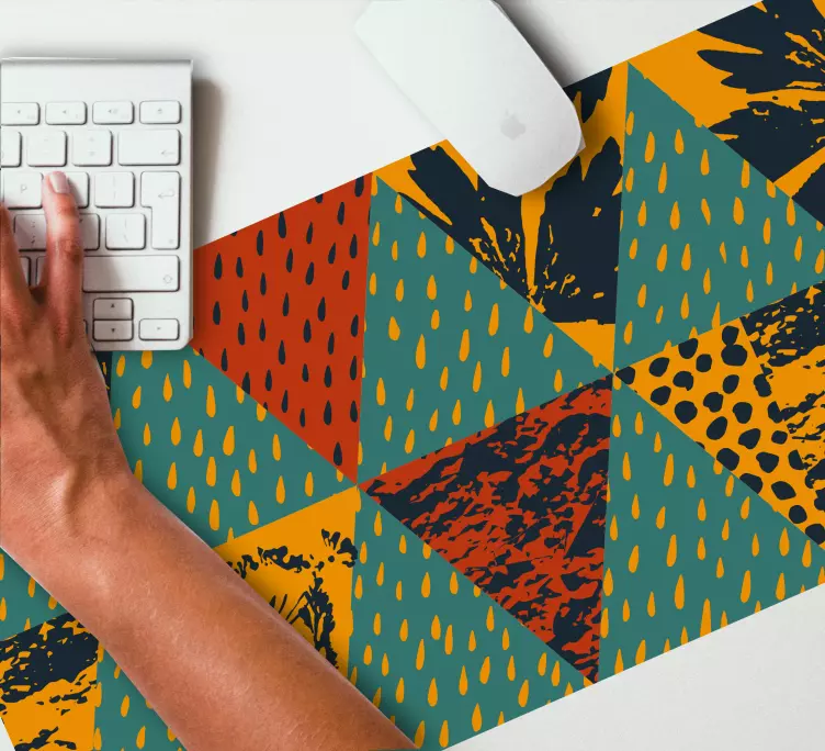 Tapis de souris motif agencements géométriques colorés - TenStickers
