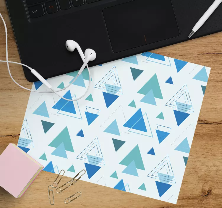 Tapis de souris motif arrangement triangulaire géométrique - TenStickers