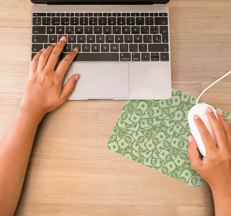 Tapis de souris motif billets de banque - TenStickers