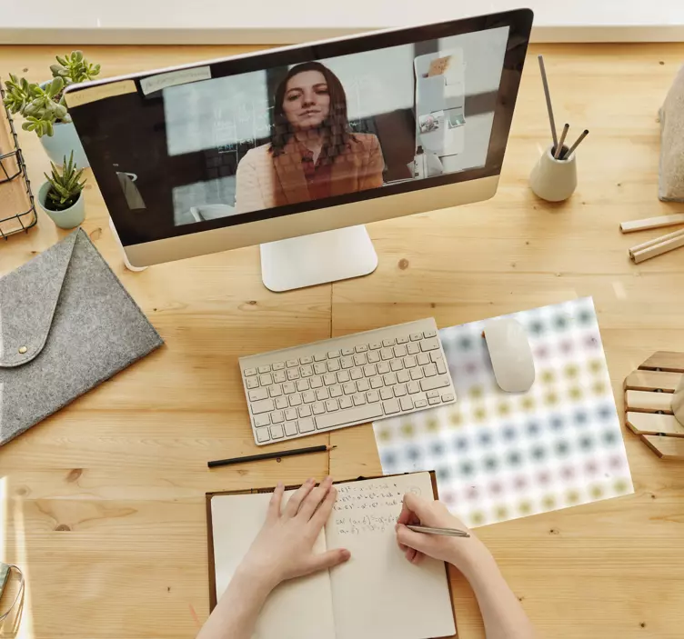 Tapis de souris motif cercles géométriques - TenStickers