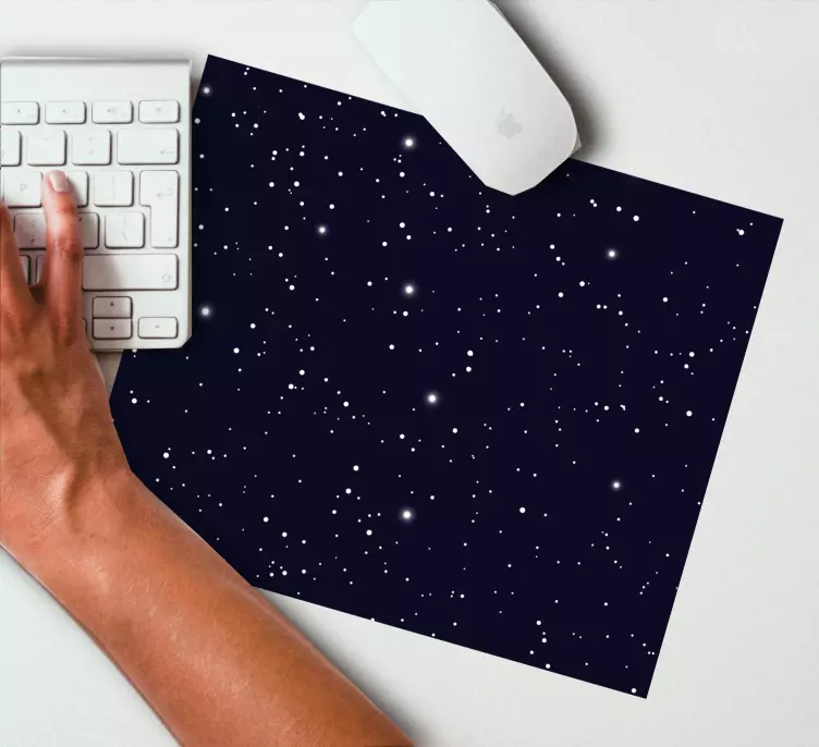 Tapis de souris motif champ d'étoiles cosmiques - TenStickers