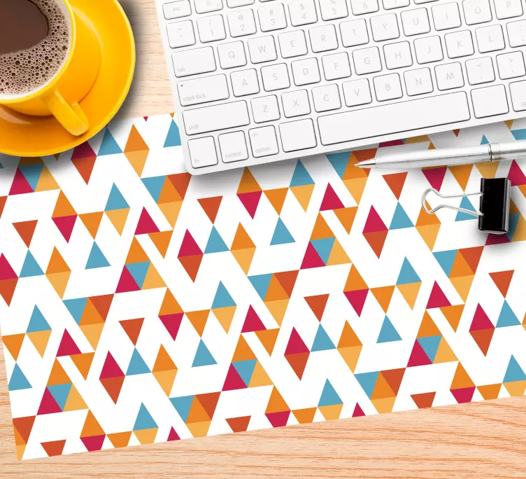 Tapis de souris motif configurations géométriques vives - TenStickers