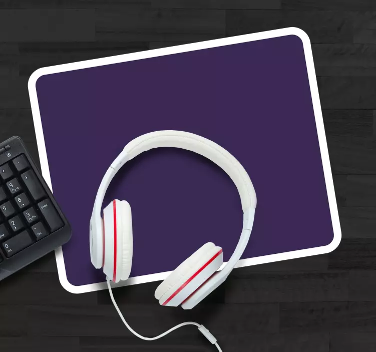 Tapis de souris motif écouteurs sur surface - TenStickers