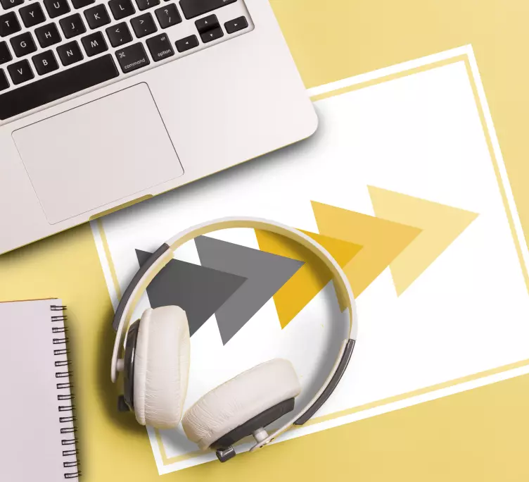 Tapis de souris motif flèches dynamiques - TenStickers