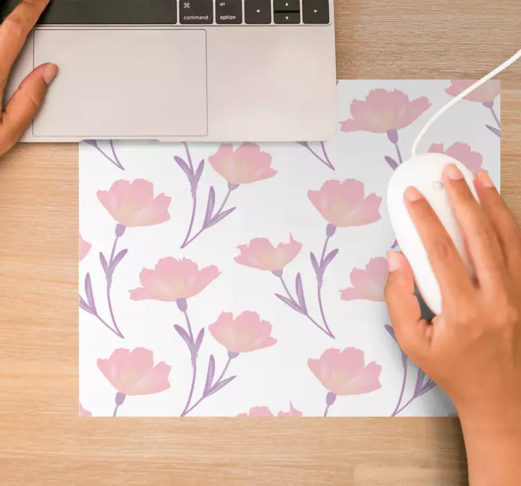Tapis de souris motif floral - TenStickers