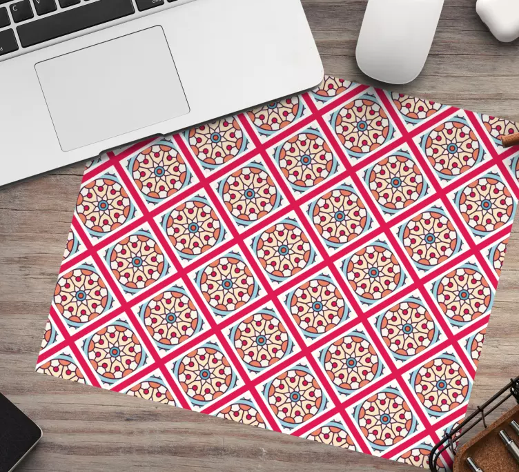 Tapis de souris motif géométrique multicolore - TenStickers