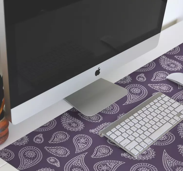 Tapis de souris motif paisley complexe - TenStickers