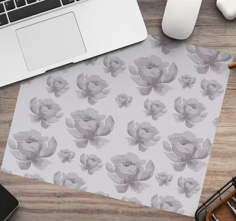 Tapis de souris motif pétales floraux - TenStickers