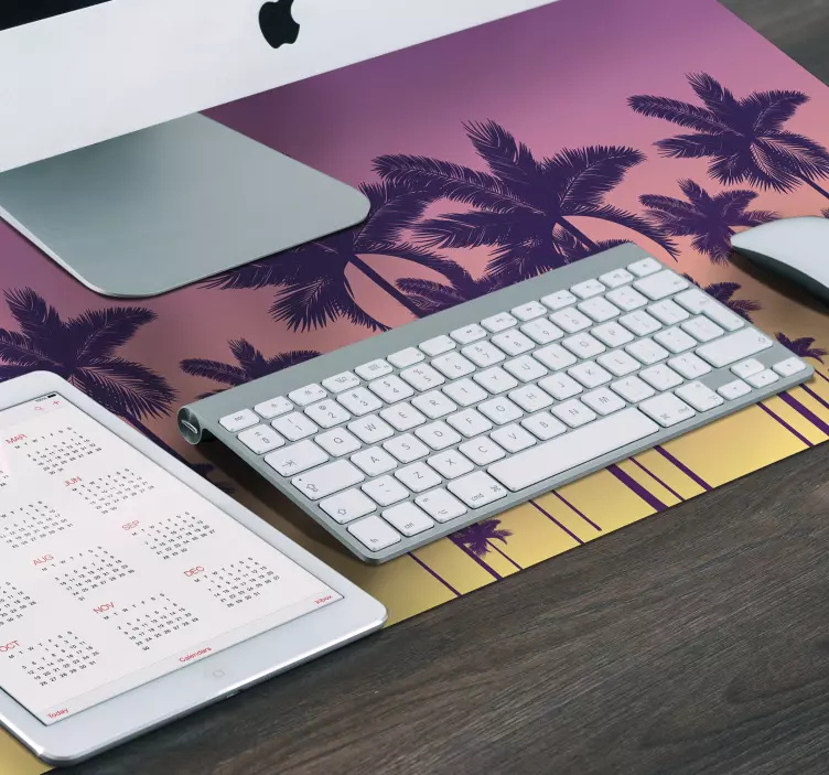 Tapis de souris motif silhouette de palmier - TenStickers