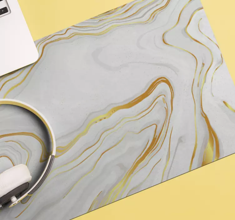 Tapis de souris motif tourbillons marbrés élégants - TenStickers