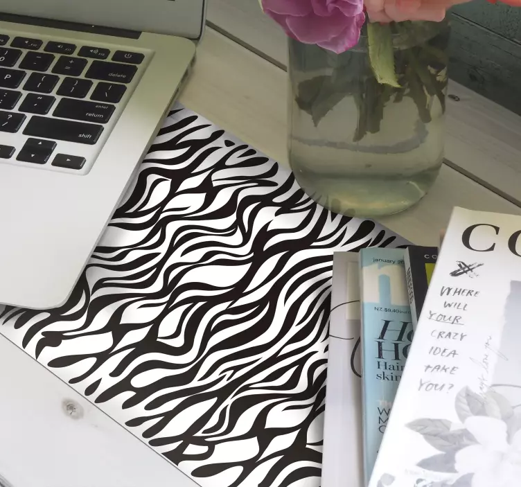 Tapis de souris motif vagues abstraites fluides - TenStickers