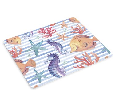Tapis de souris original modèle de créatures sous-marines - TenStickers