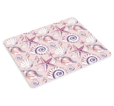 Tapis de souris motif coquillage et étoile de mer - TenStickers