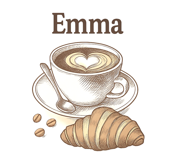 Store enrouleur cuisine conception de café personnalisée - TenStickers