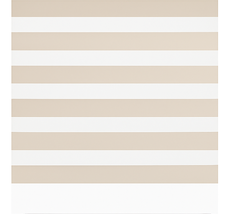 Store enrouleur classique crème et blanc horizontal - TenStickers