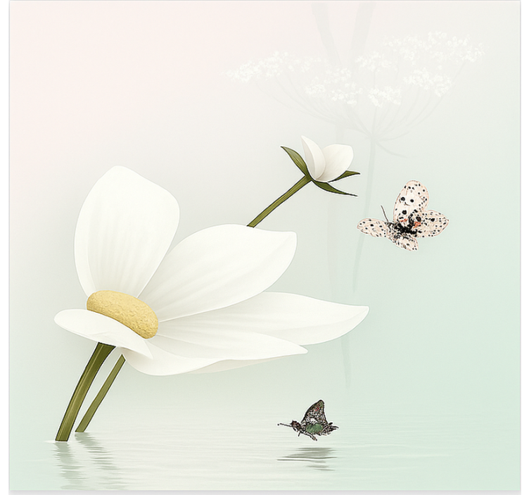 Store enrouleur cuisine reflets éthérés de marguerites - TenStickers