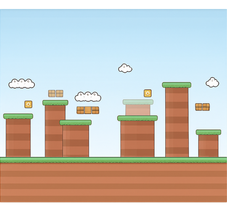 Store enrouleur gamer alimenter les blocs de jeu - TenStickers