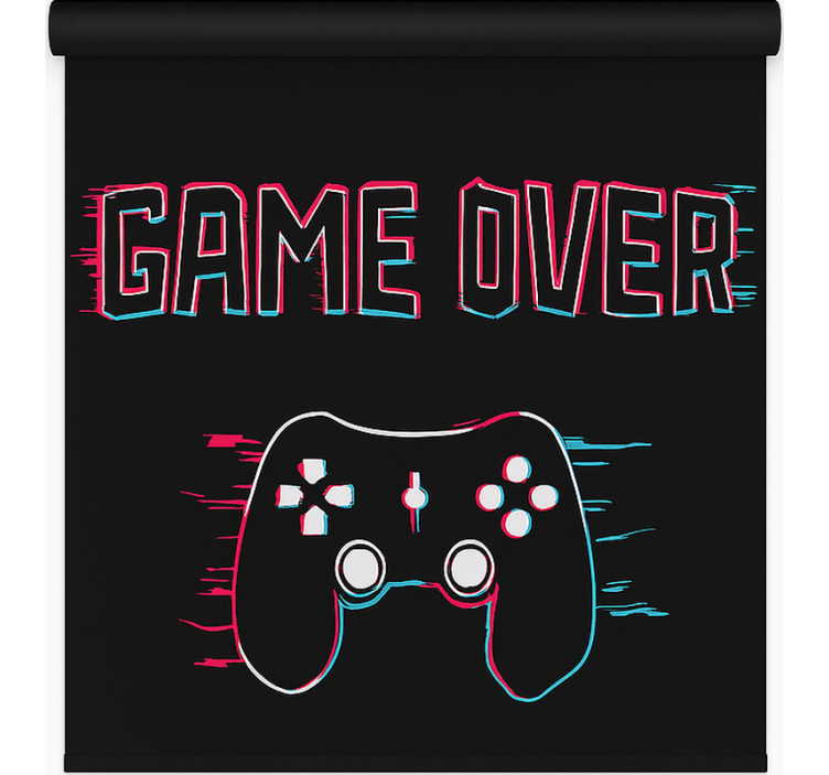 Store enrouleur gamer game over - TenStickers
