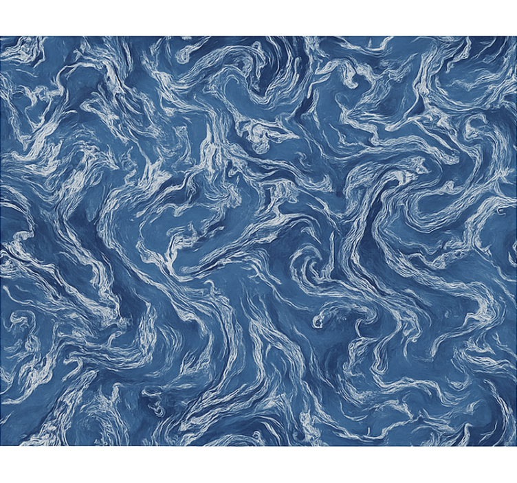 Store enrouleur chambre ado marbre indigo abstrait - TenStickers