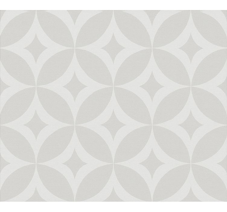 Store enrouleur salle à manger motif géométrique en losange - TenStickers