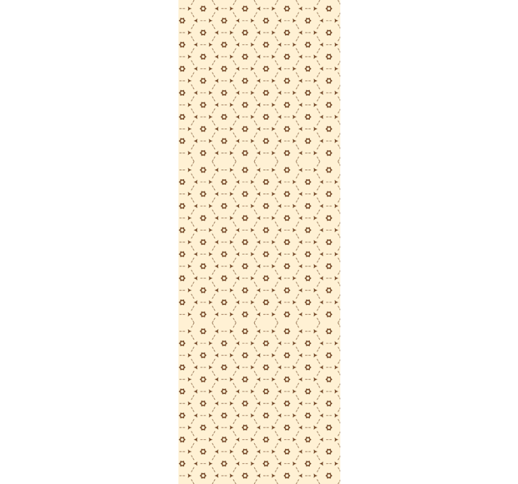 Store enrouleur bureau motif hexagonal abstrait - TenStickers