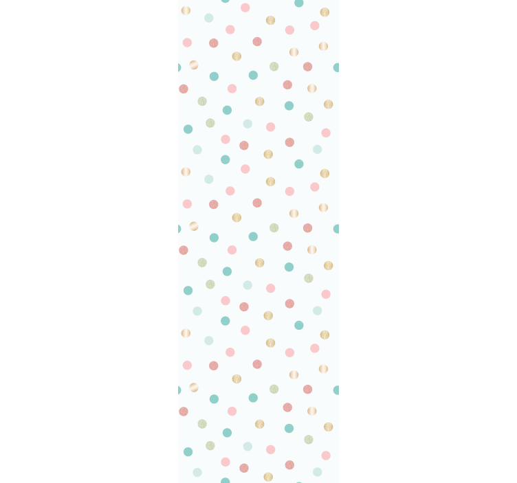Store enrouleur chambre enfant motif pois pailleté - TenStickers