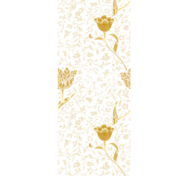 Store enrouleur bureaux fleurs sauvages botaniques - TenStickers