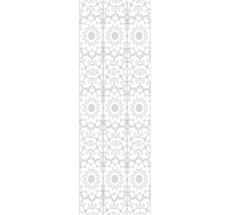 Store enrouleur bureaux motif floral - TenStickers