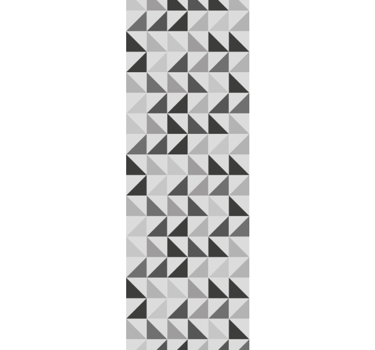 Store enrouleur bureaux triangles géométriques - TenStickers