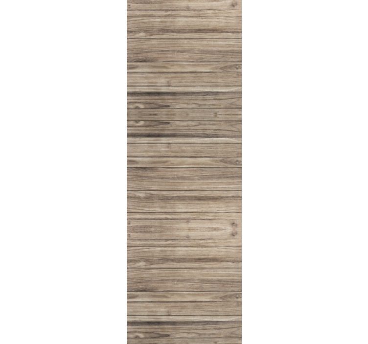 Store enrouleur bureaux planches en bois rustiques grises - TenStickers