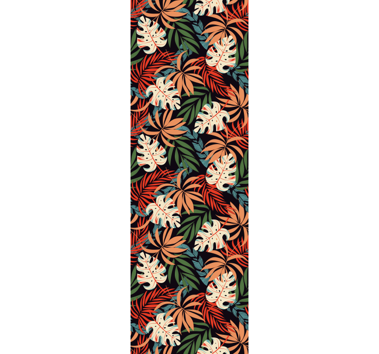 Store enrouleur bureaux plantes tropicales jungle fever - TenStickers