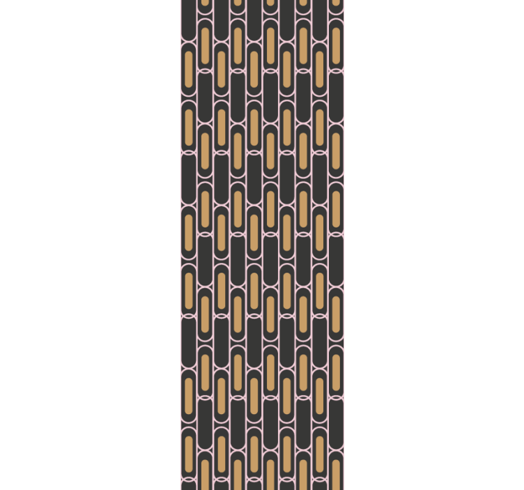 Store enrouleur moderne arrangement de lignes géométriques - TenStickers