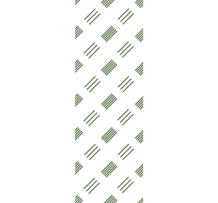 Store enrouleur moderne design vert et blanc - TenStickers