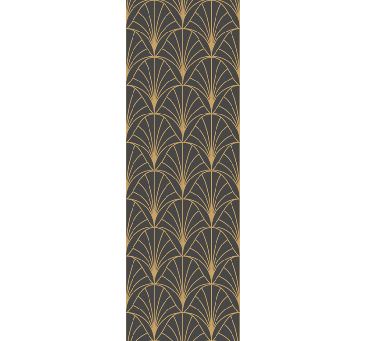 Store enrouleur moderne motifs dorés élégants - TenStickers