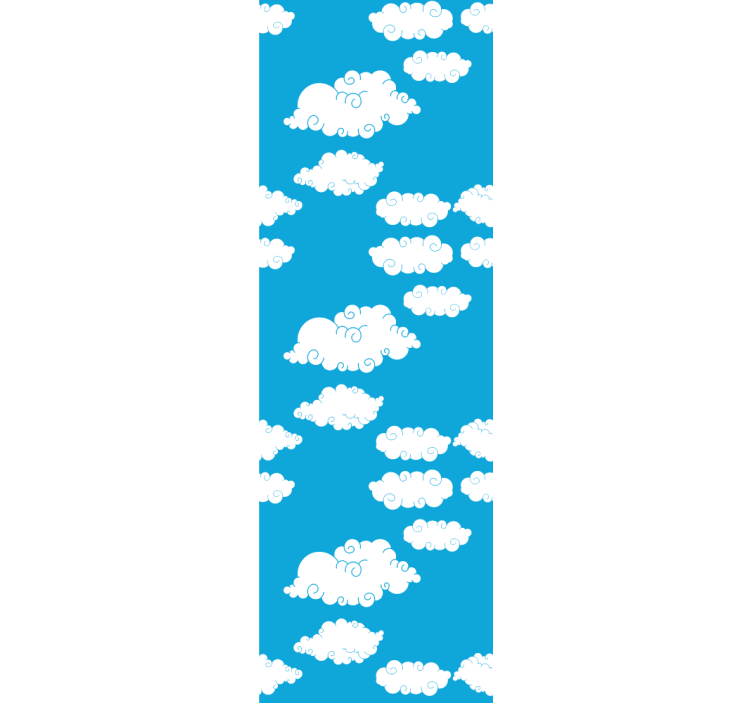 Store enrouleur moderne nuages dans le ciel - TenStickers