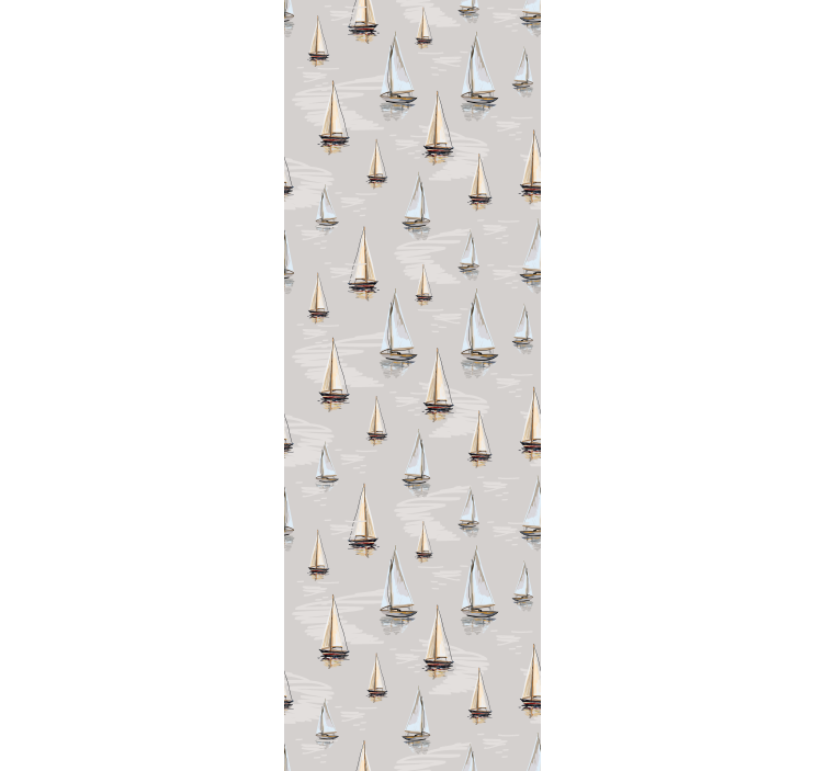 Store enrouleur moderne motif de voiliers élégants - TenStickers