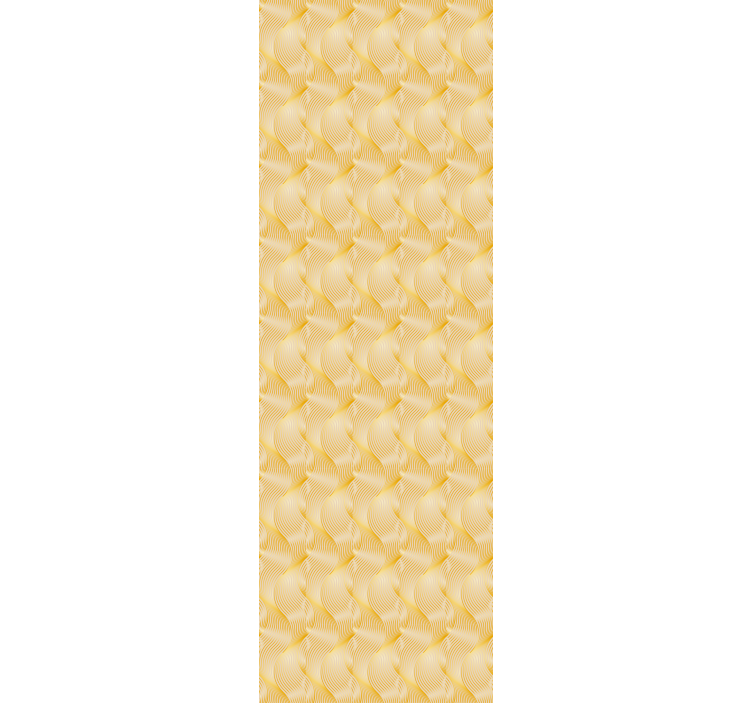 Store enrouleur moderne illusion de vagues dorées - TenStickers
