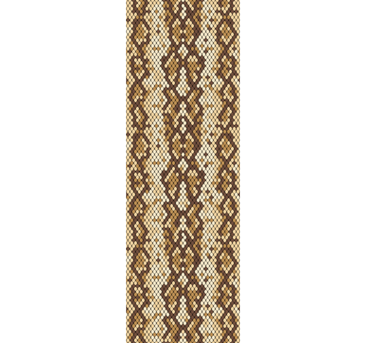 Store enrouleur moderne motif peau de serpent - TenStickers