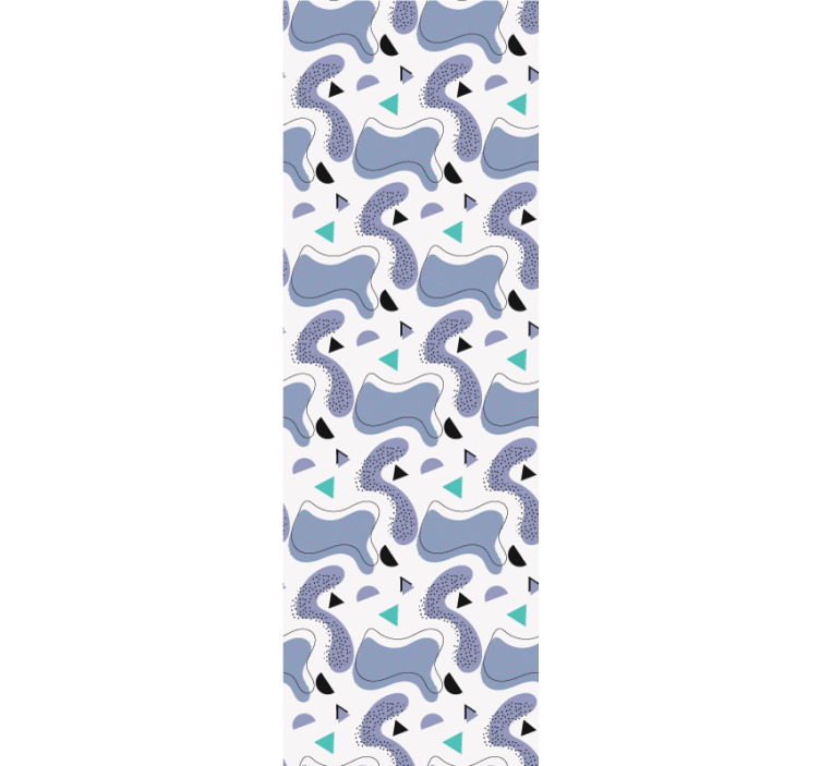Store enrouleur moderne modèle coloré memphis sur fond blanc - TenStickers
