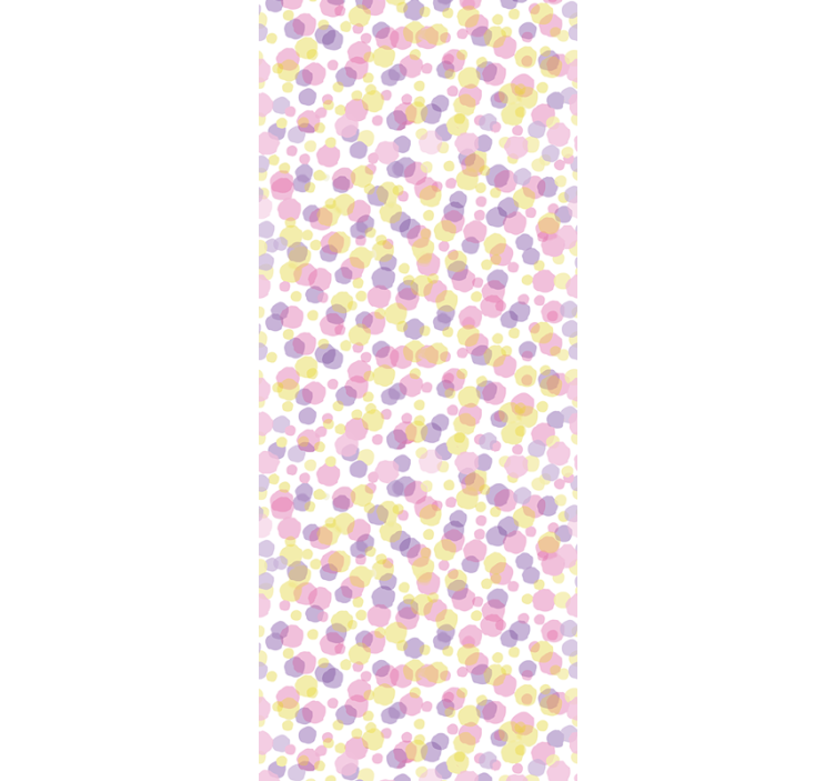 Store enrouleur moderne pois aquarelle pastel - TenStickers