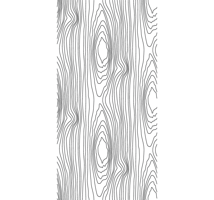 Store enrouleur moderne rayures nature noires - TenStickers