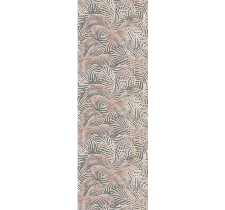 Store enrouleur moderne contour de feuilles de palmier - TenStickers