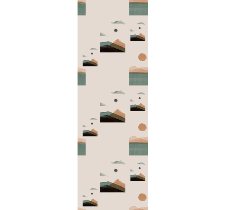 Store enrouleur moderne montagnes abstraites - TenStickers