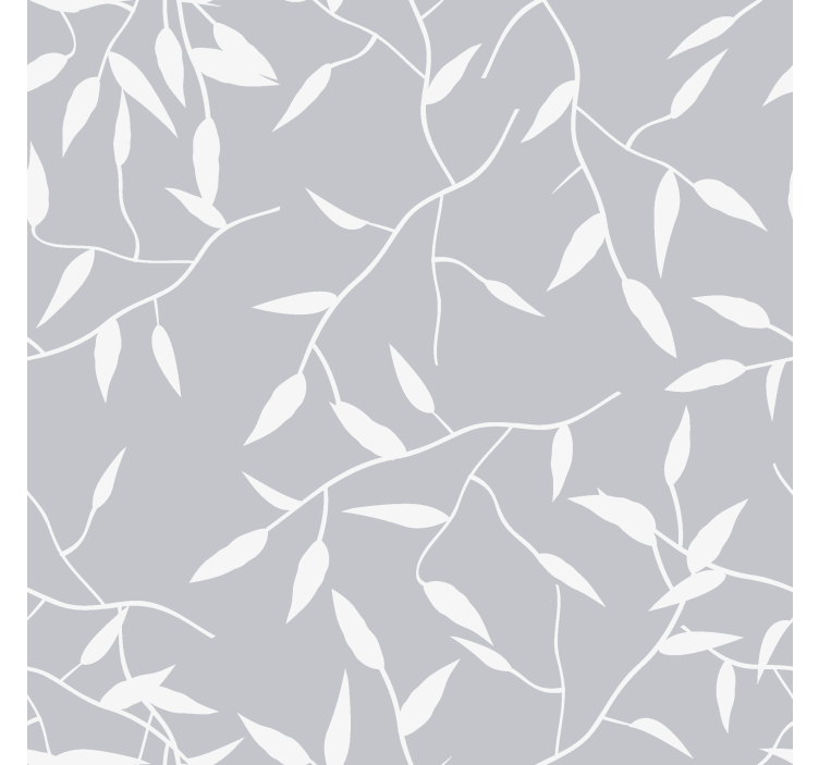 Store enrouleur moderne branche blanche - TenStickers