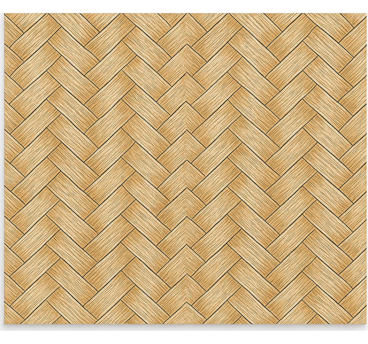 Store enrouleur textures et motifs tissage rattan classique - TenStickers