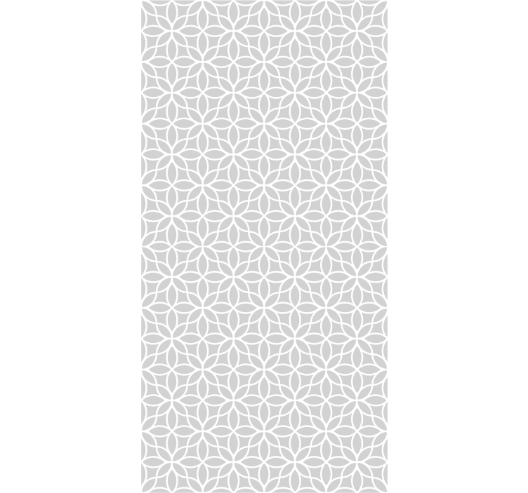 Store enrouleur gris motif moderne gris et blanc - TenStickers