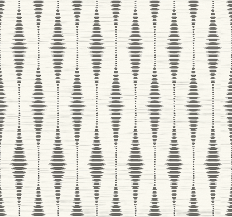 Store enrouleur gris rabaul ikat gris et beige - TenStickers