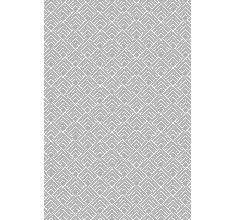 Store enrouleur gris à lignes grises en zigzag - TenStickers